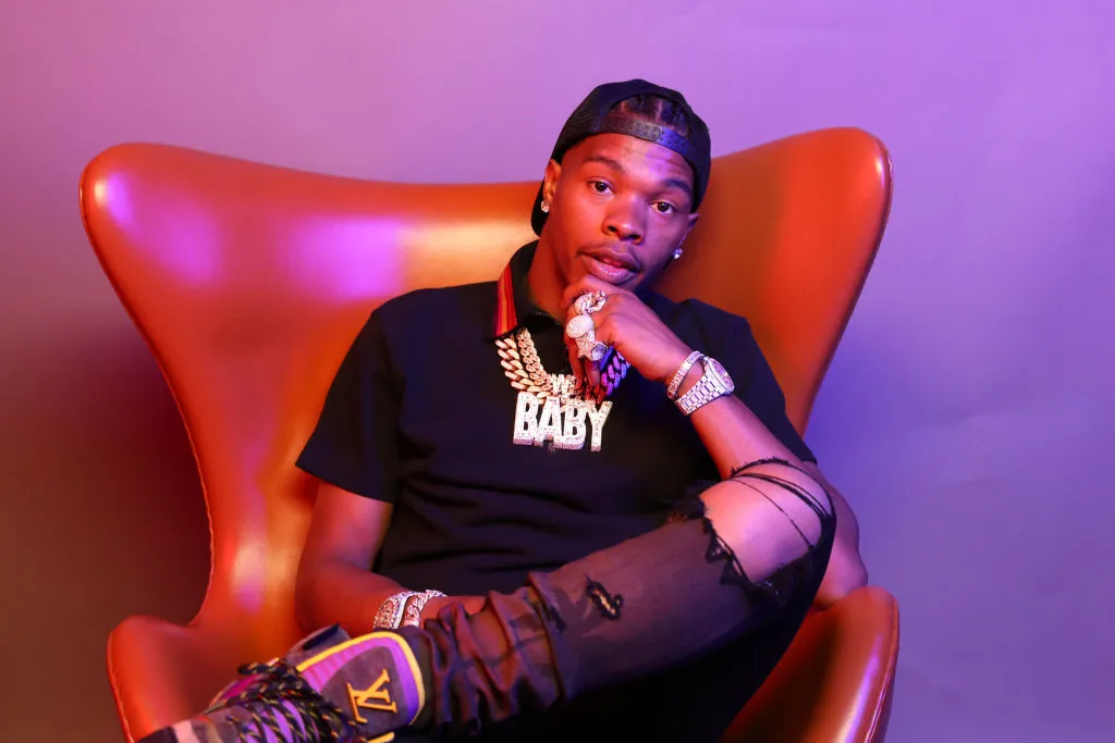 Lil Baby Throws Up YSL Sign While Rapping About Snitches